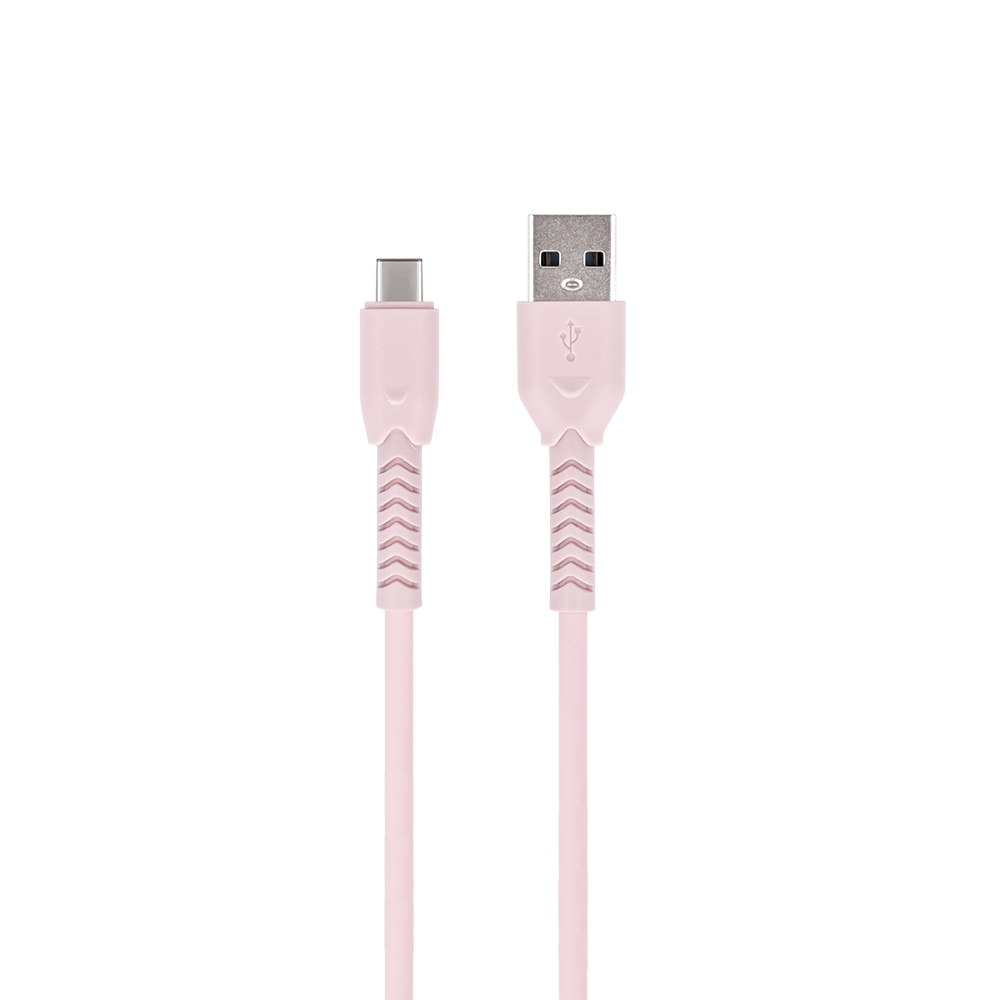 Maxlife MXUC-04 cable USB - USB-C 1,0m 3A pink Computers & Office